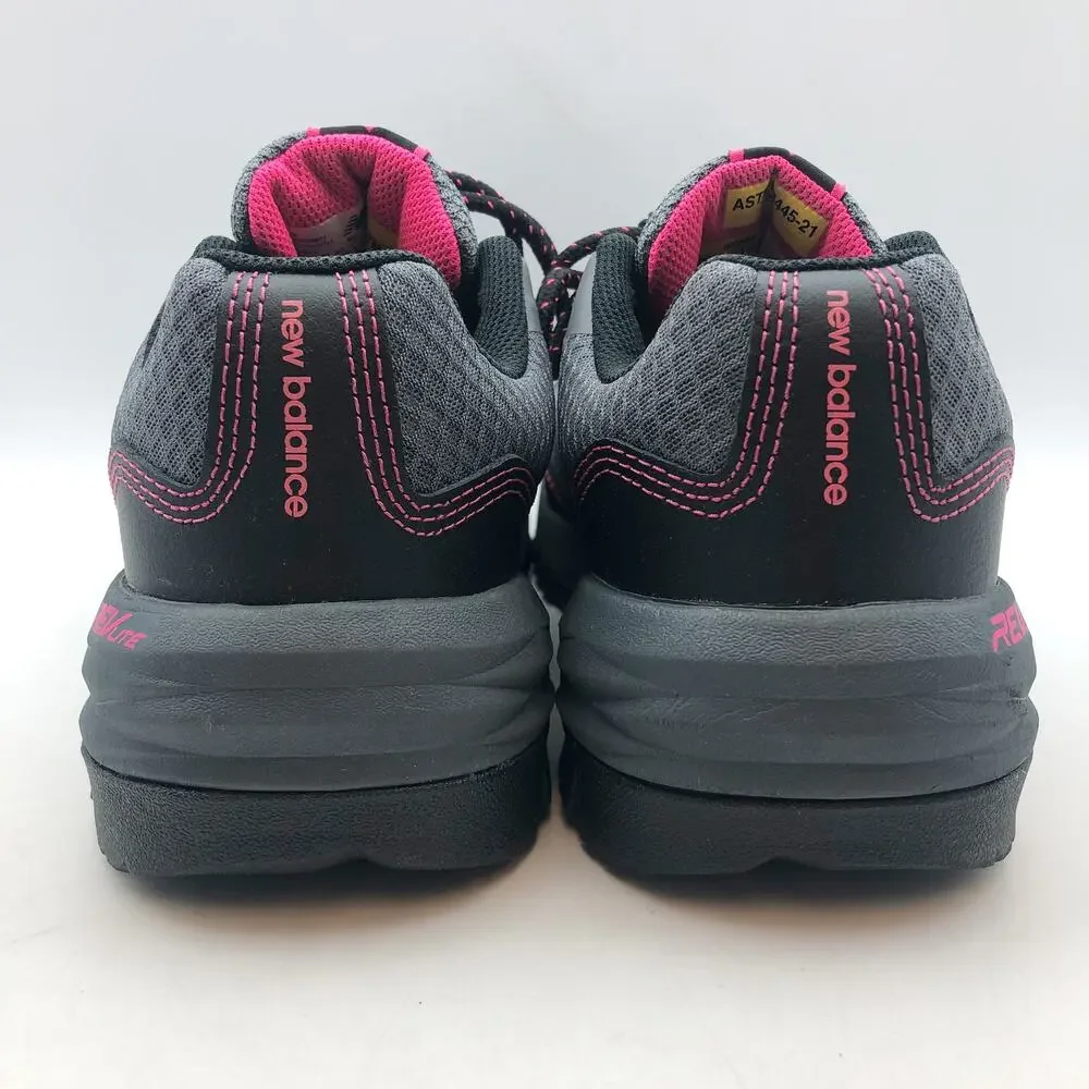 New Balance Women 589v1 Athletic Work Shoes 10 Wide Gray Pink Comp Toe EH SR NIB